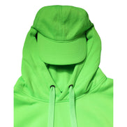 Gilet de sport à capuche Dolce & Gabbana en polyester vert