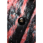 Gilet boutonné en mohair et laine rouge Dolce & Gabbana