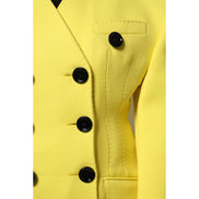 Trench doppiopetto giallo Dolce & Gabbana