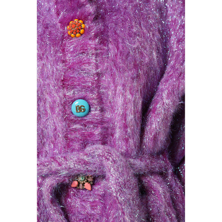 Veste Trench Dolce & Gabbana Violette à Boutons