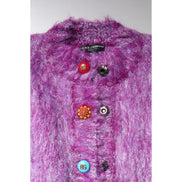 Veste Trench Dolce & Gabbana Violette à Boutons