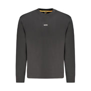 Hugo Boss Black Cotton Sweatshirt