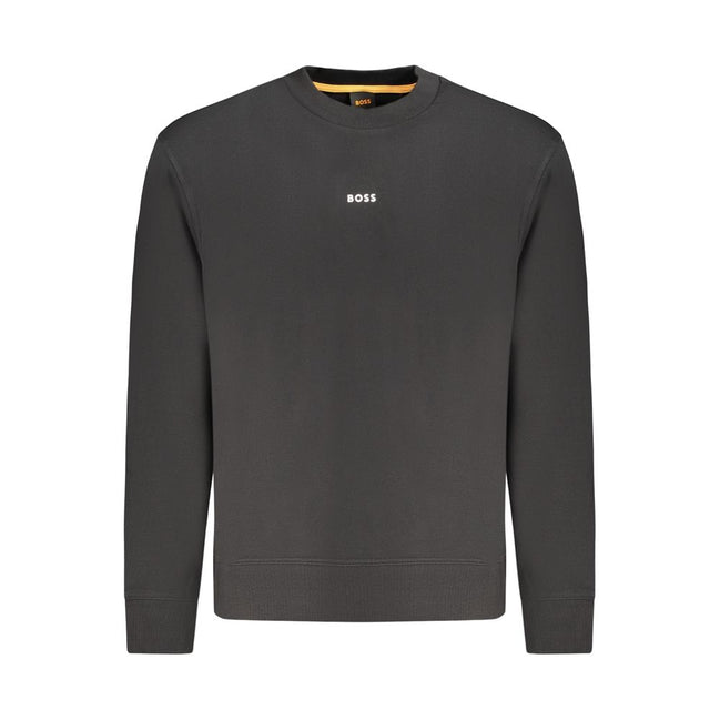 Hugo Boss Black Cotton Sweatshirt