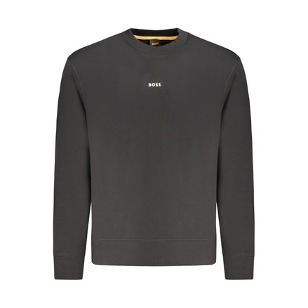 Felpa da uomo Hugo Boss in cotone nero