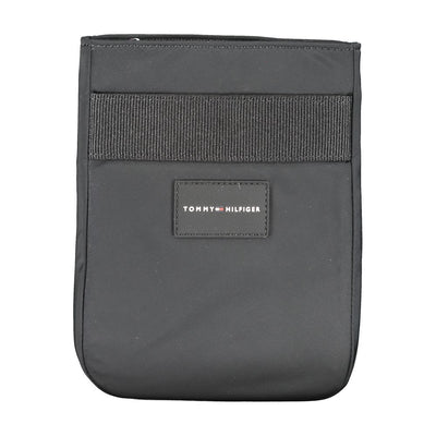 Borsa a tracolla da uomo Tommy Hilfiger in poliestere nero
