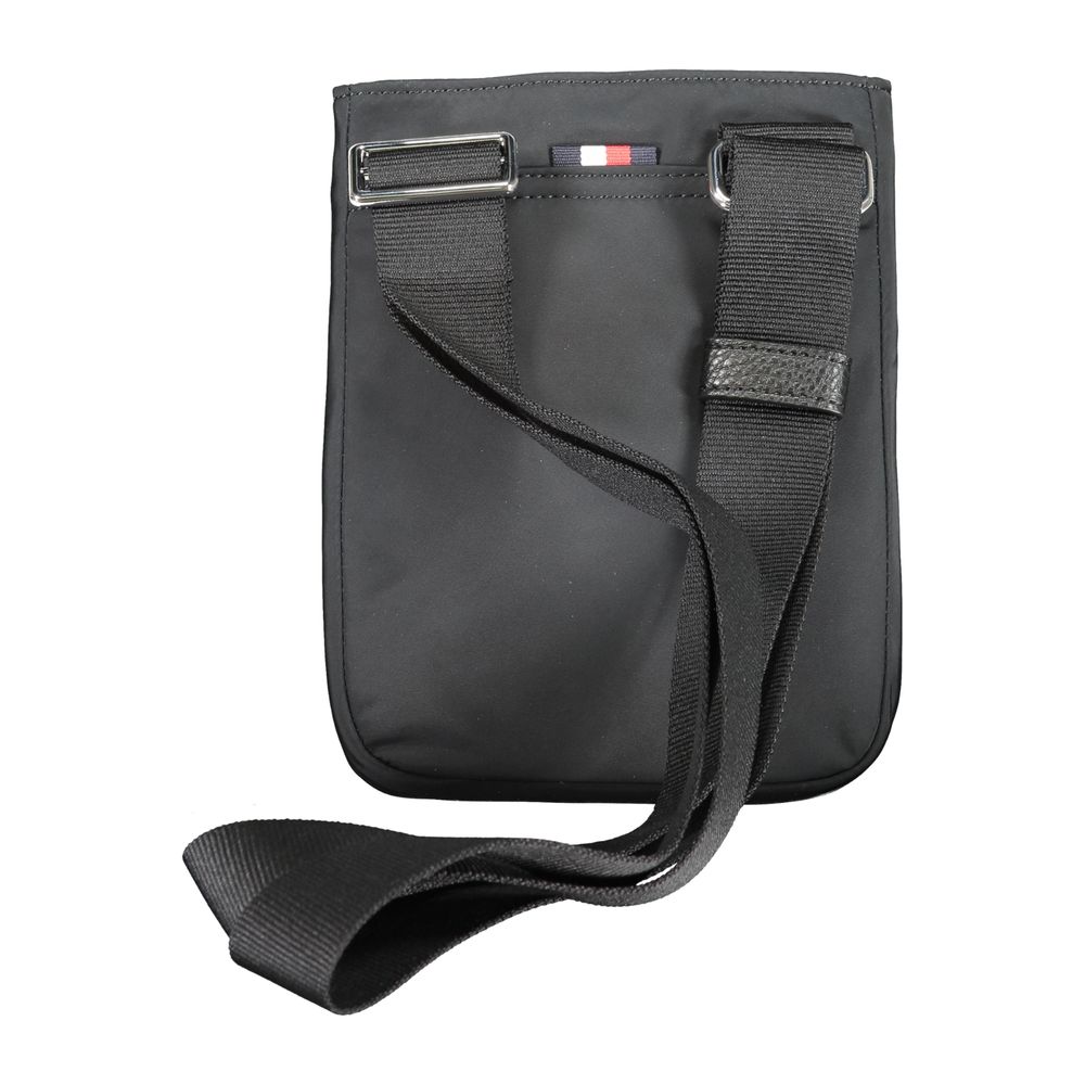 Sac bandoulière homme Tommy Hilfiger en polyester noir