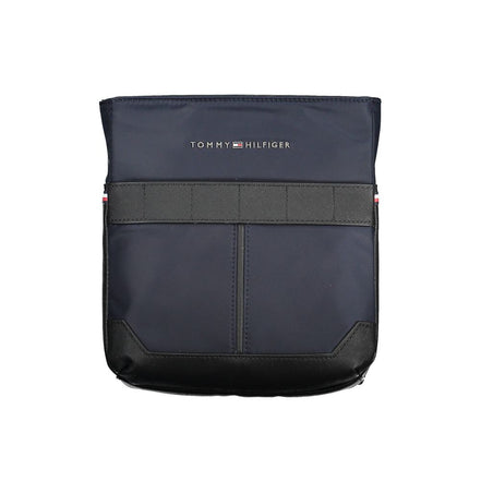 Borsa a tracolla da uomo Tommy Hilfiger in poliuretano blu