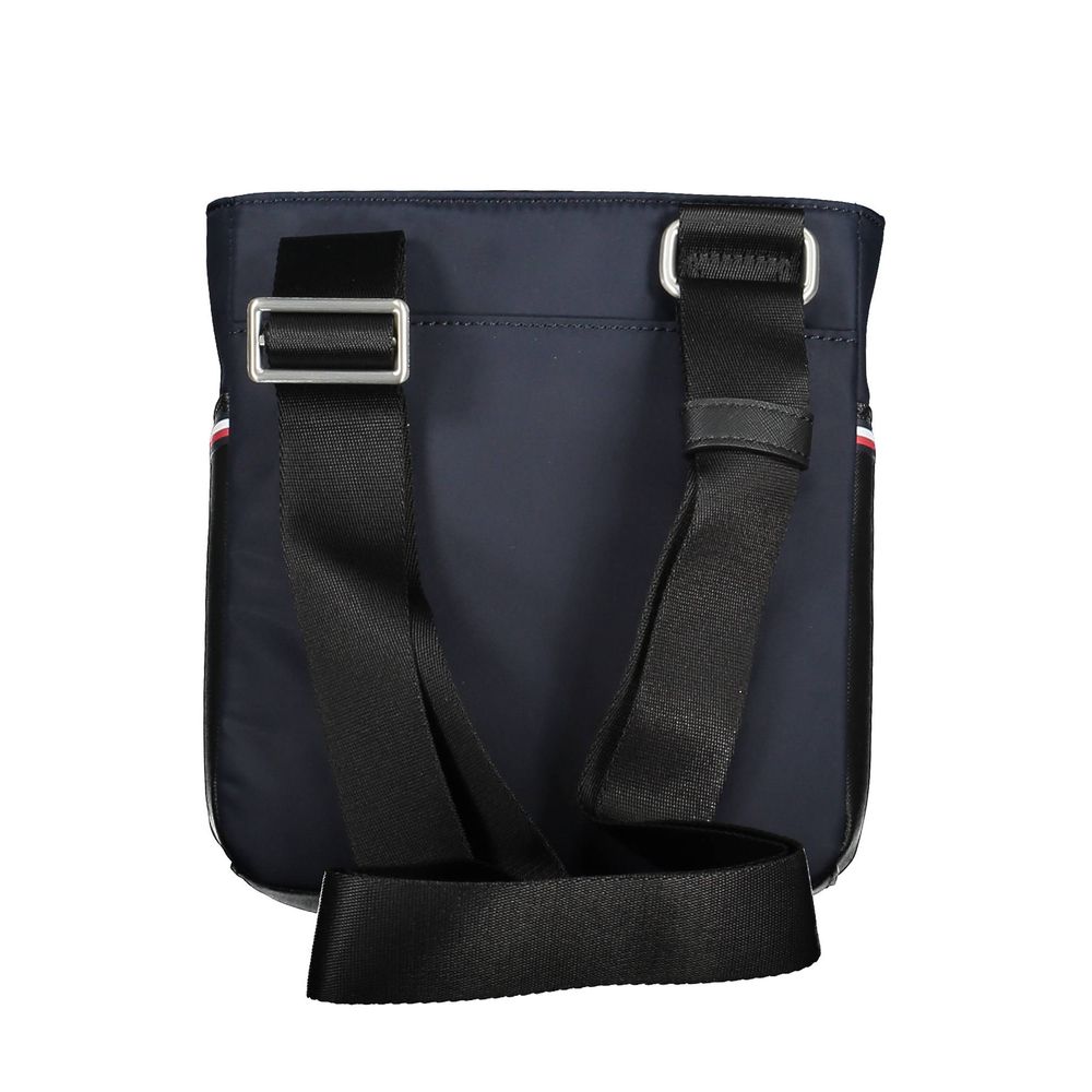 Borsa a tracolla da uomo Tommy Hilfiger in poliuretano blu