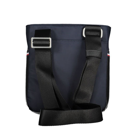 Borsa a tracolla da uomo Tommy Hilfiger in poliuretano blu