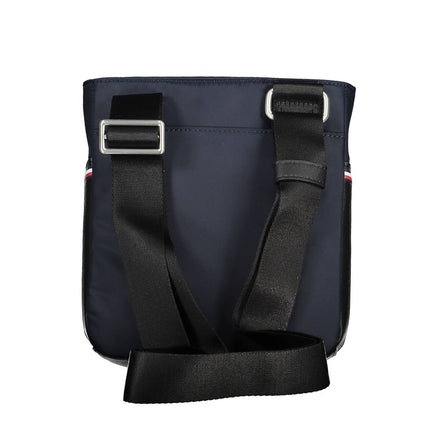 Borsa a tracolla da uomo Tommy Hilfiger in poliuretano blu