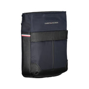 Borsa a tracolla da uomo Tommy Hilfiger in poliuretano blu
