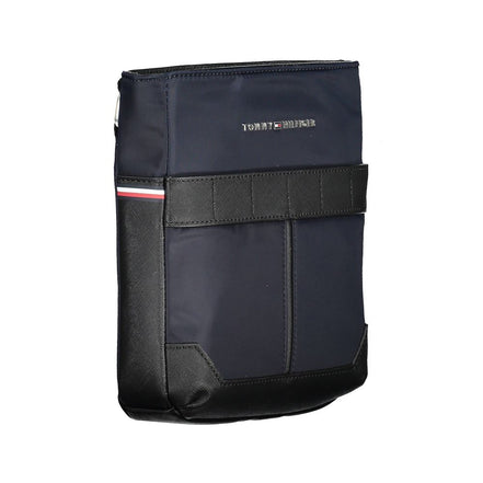 Borsa a tracolla da uomo Tommy Hilfiger in poliuretano blu