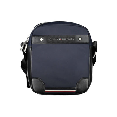 Borsa a tracolla da uomo Tommy Hilfiger in poliestere blu