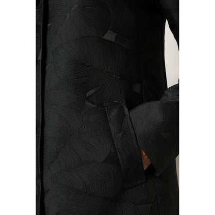 Dolce & Gabbana Black Single Breasted Trench Coat Jacket
