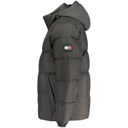 Giacca da uomo Tommy Hilfiger in poliestere nero
