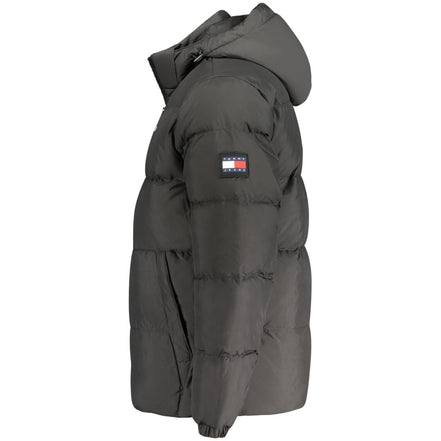 Giacca da uomo Tommy Hilfiger in poliestere nero