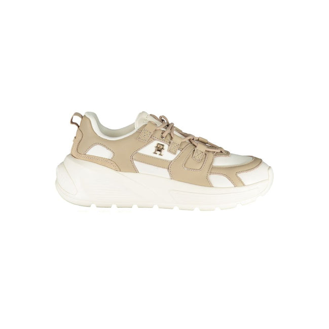 Baskets Tommy Hilfiger en Polyuréthane Blanc pour Femme