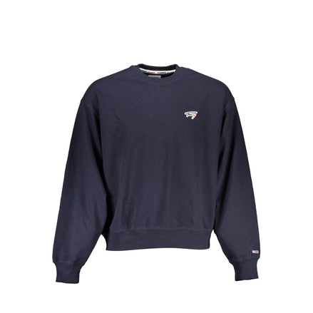 Felpa da uomo Tommy Hilfiger in cotone blu