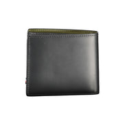 Portefeuille homme en cuir noir Tommy Hilfiger