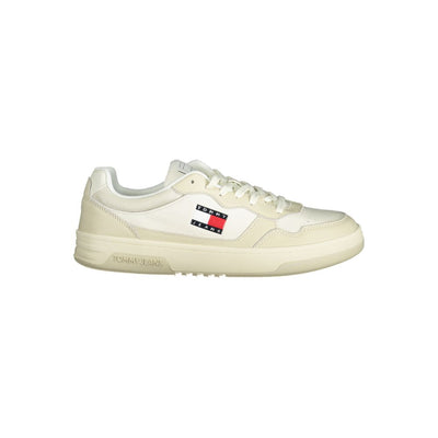 Sneaker da uomo Tommy Hilfiger beige in polietilene