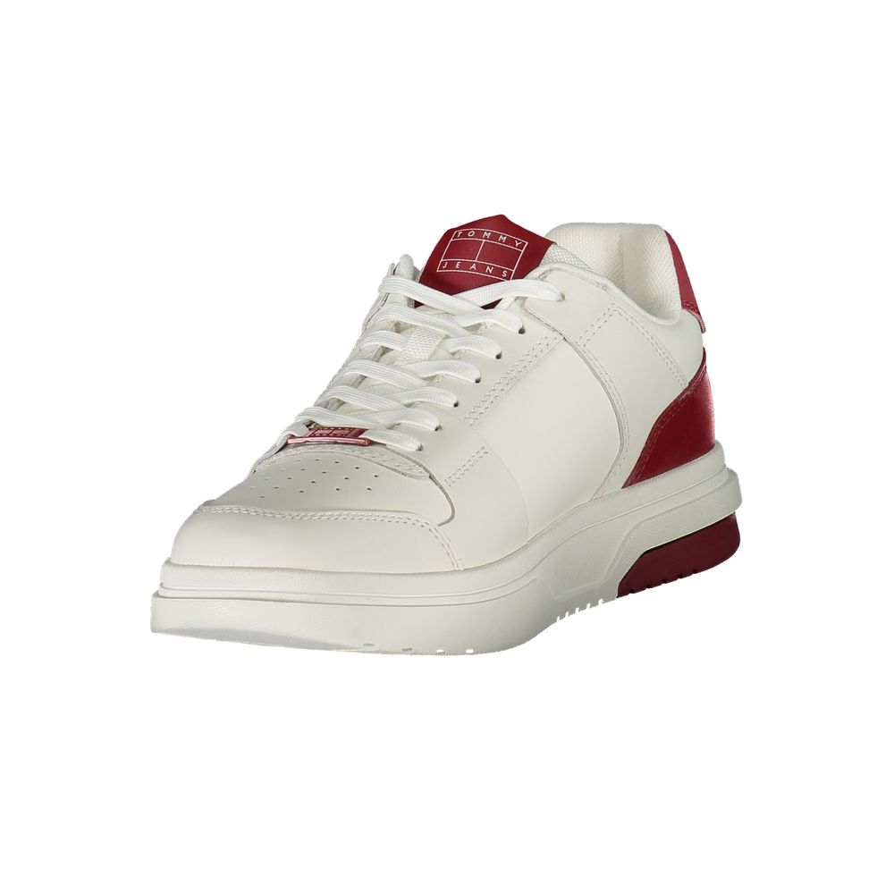 Sneakers da uomo in poliuretano rosse Tommy Hilfiger