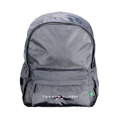 Zaino da uomo Tommy Hilfiger blu in poliestere riciclato