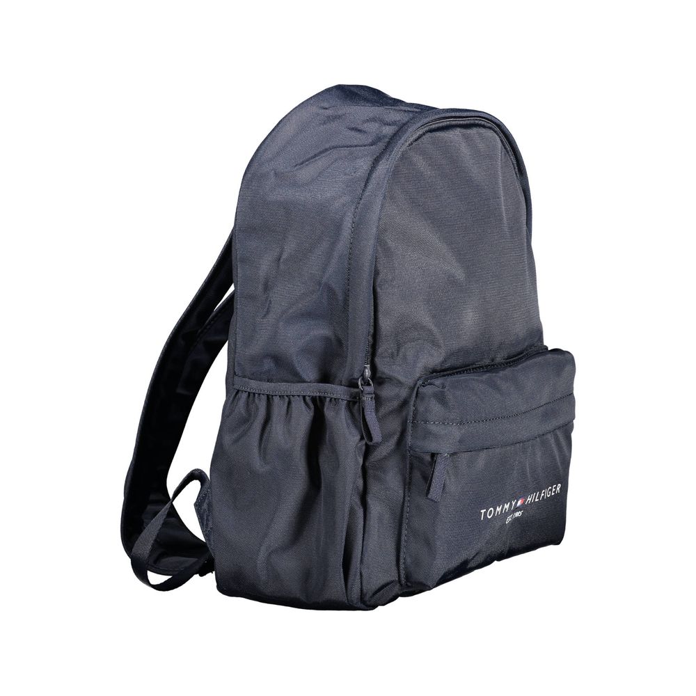 Zaino da uomo Tommy Hilfiger blu in poliestere riciclato