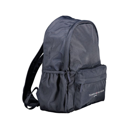 Zaino da uomo Tommy Hilfiger blu in poliestere riciclato
