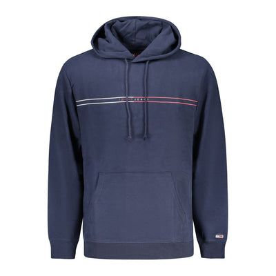 Felpa da uomo Tommy Hilfiger in cotone blu