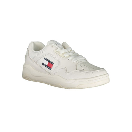 Tommy Hilfiger Baskets blanches en polyuréthane pour femme
