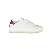 Baskets en cuir blanc Tommy Hilfiger pour femme