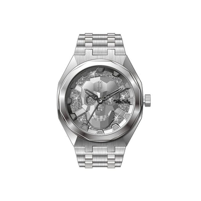 Montre habillée Police en acier inoxydable argenté