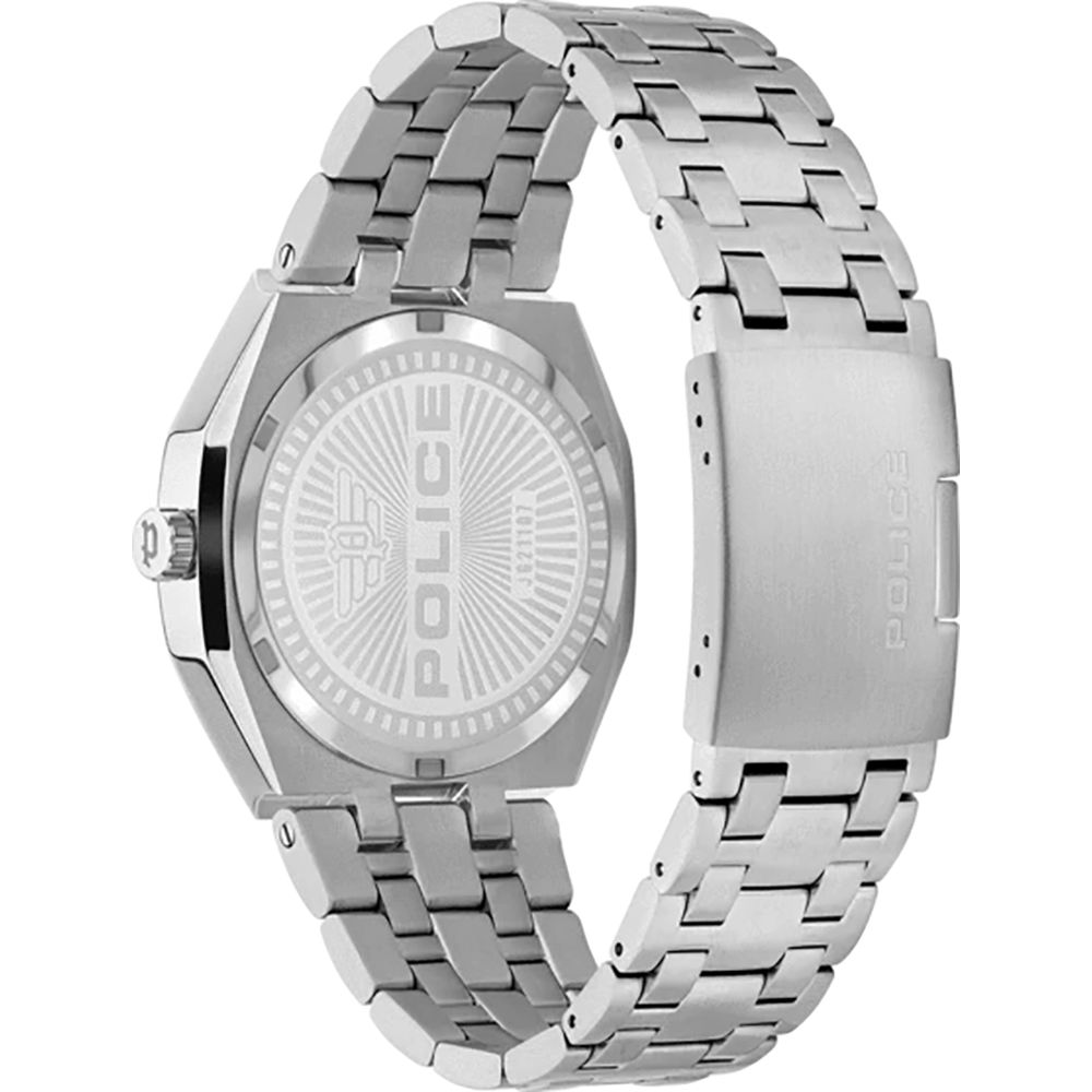Montre habillée Police en acier inoxydable argenté