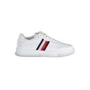 Tommy Hilfiger White Leather Sneakers