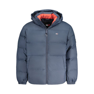 Giacca da uomo Tommy Hilfiger in poliestere blu
