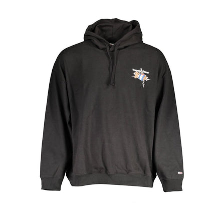 Tommy Hilfiger « Sweat-shirt noir en coton pour homme »