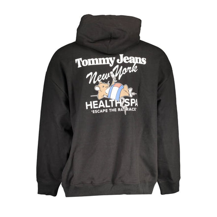Tommy Hilfiger « Sweat-shirt noir en coton pour homme »