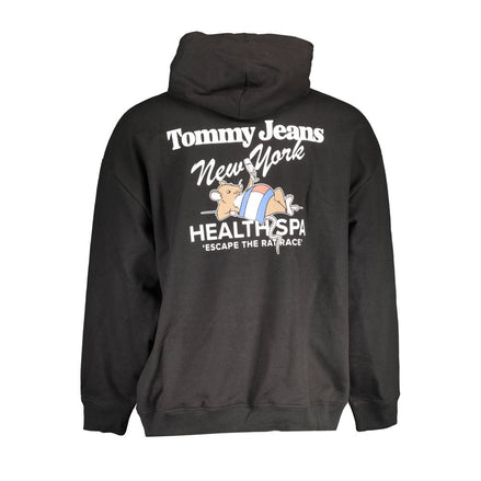Tommy Hilfiger "Felpa da Uomo Nera in Cotone"