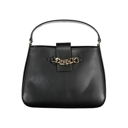 Borsa da donna Tommy Hilfiger in poliuretano nero