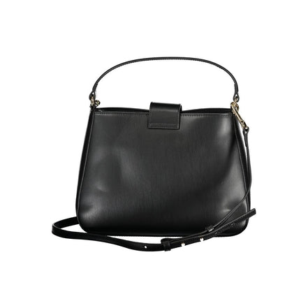 Borsa da donna Tommy Hilfiger in poliuretano nero