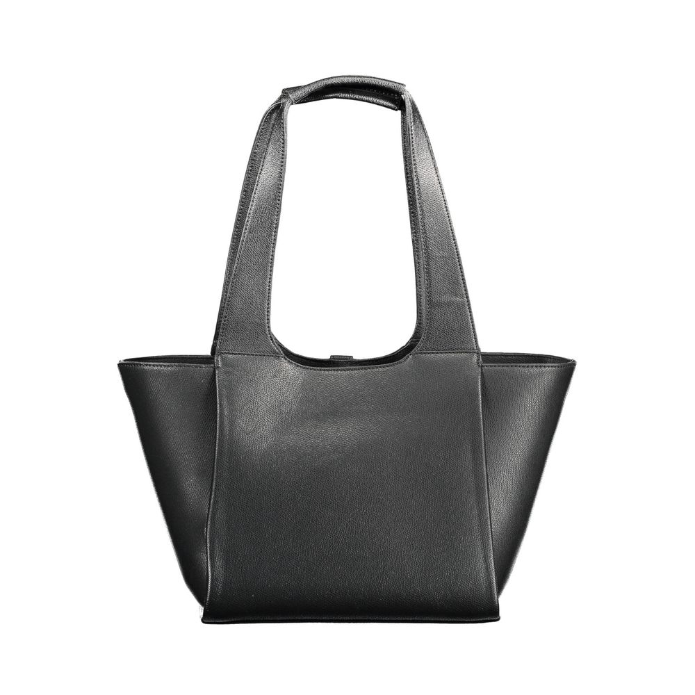 Borsa a Mano da Donna Tommy Hilfiger in Poliuretano Nera