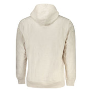 Felpa con cappuccio Tommy Hilfiger da uomo in cotone beige
