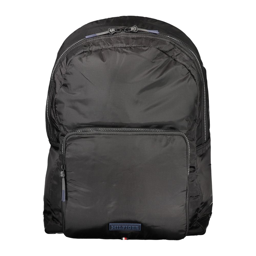 Zaino da uomo Tommy Hilfiger in poliuretano nero