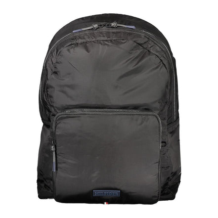 Zaino da uomo Tommy Hilfiger in poliuretano nero