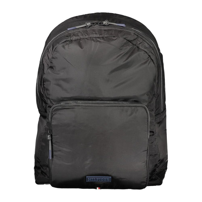 Zaino da uomo Tommy Hilfiger in poliuretano nero