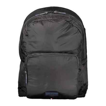Zaino da uomo Tommy Hilfiger in poliuretano nero