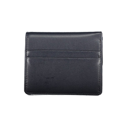 Portefeuille femme en polyuréthane bleu Tommy Hilfiger