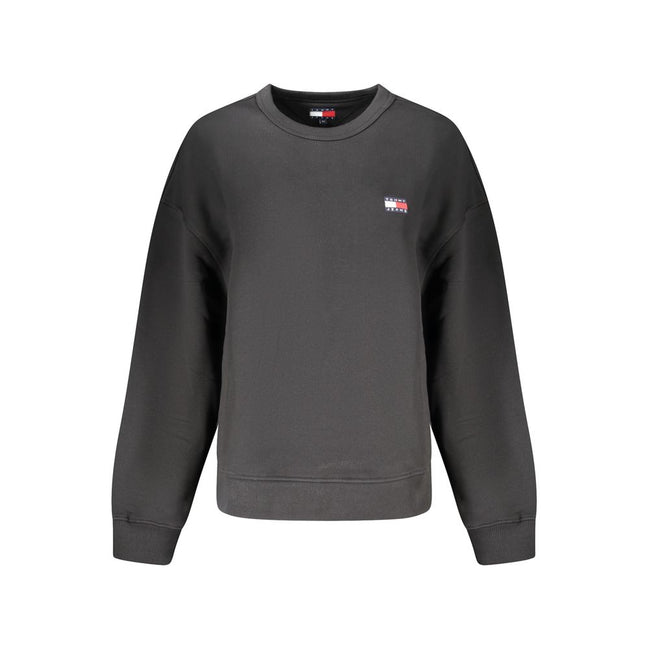 Sweat-shirt Tommy Hilfiger noir en coton pour femme