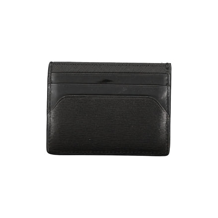 Portafoglio da uomo Tommy Hilfiger in pelle nera