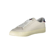 Sneaker Tommy Hilfiger da uomo in pelle bianca